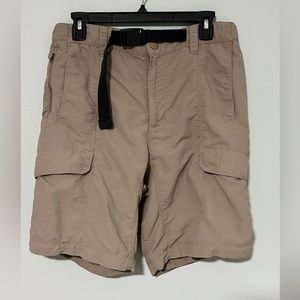 Men’s NORTH FACE Belted Khaki Shorts- M